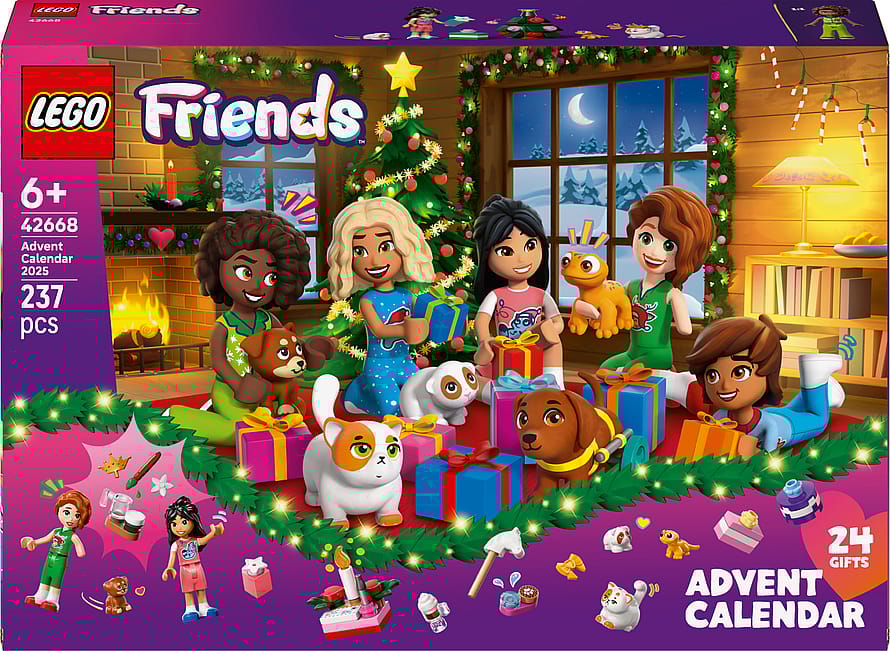 Lego Friends Julekalender 2025 Julelegetøj og byggesæt 42668