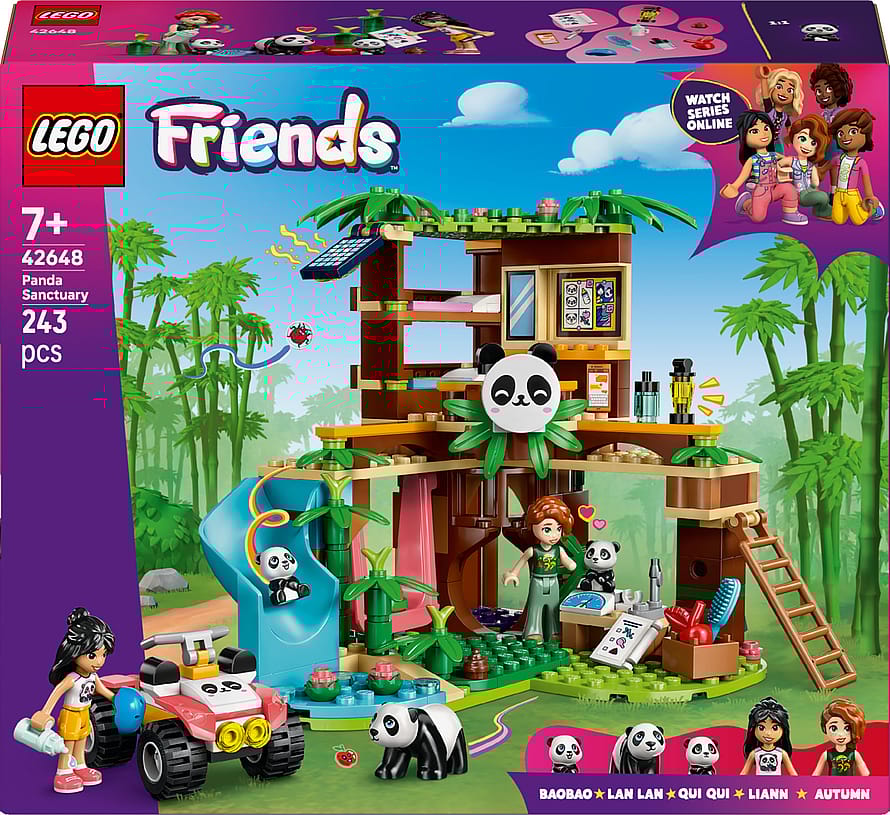 Lego Friends Pandareservat med dyrepasning Byggelegetøj 42648