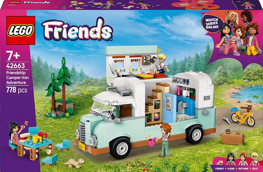 Lego Friends Venskabs-autocamper på eventyr Byggesæt til rolleleg 42663
