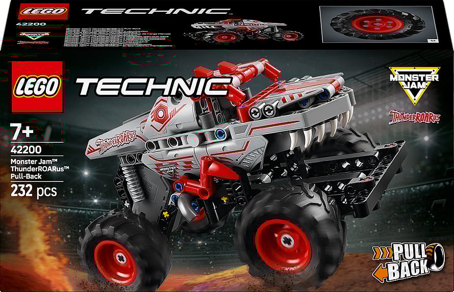 Lego Technic Monster Jam Thunderroarus Pull Back 42200