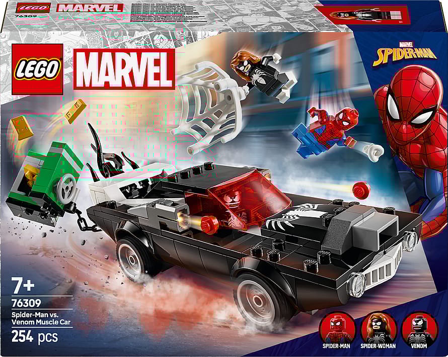 Lego Marvel Spider Man mod Venom Muskelbil 76309