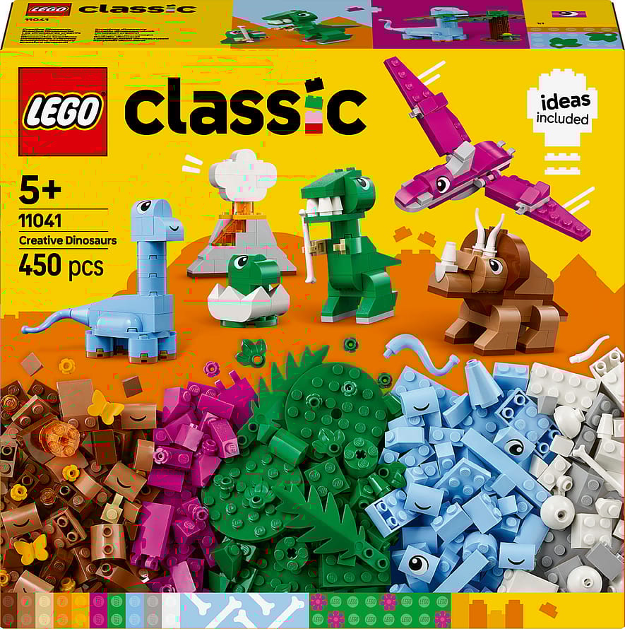 Lego Classic Kreative dinosaurer, fantasifuldt legetøj 11041