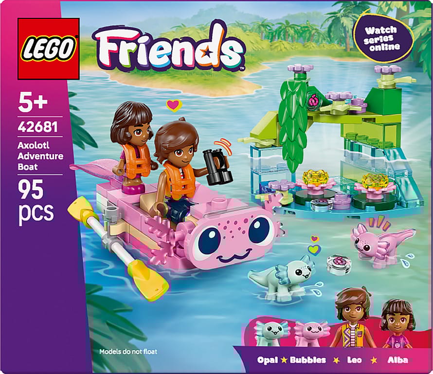 Lego Axolotl-eventyrbåd 42681
