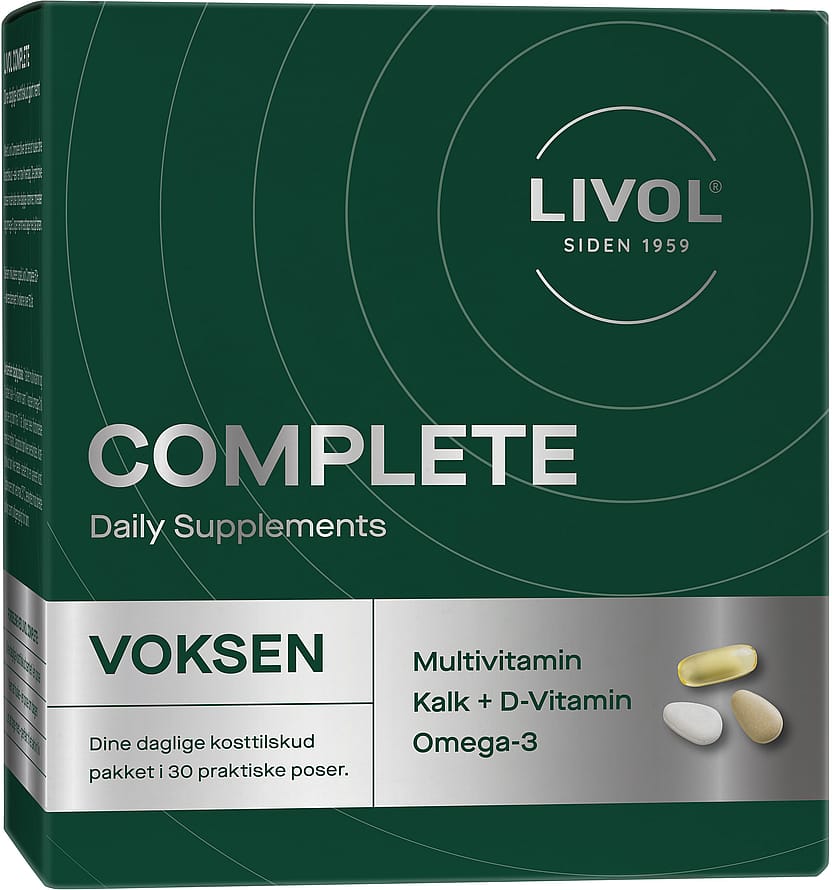Livol Complete Voksen 30 Poser