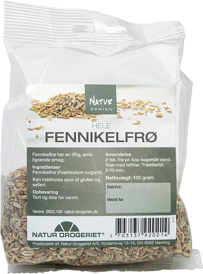 Natur Drogeriet Fennikel hel 100 g