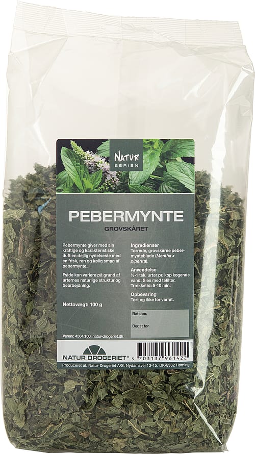 Natur Drogeriet Pebermynte grov skåret 100 g