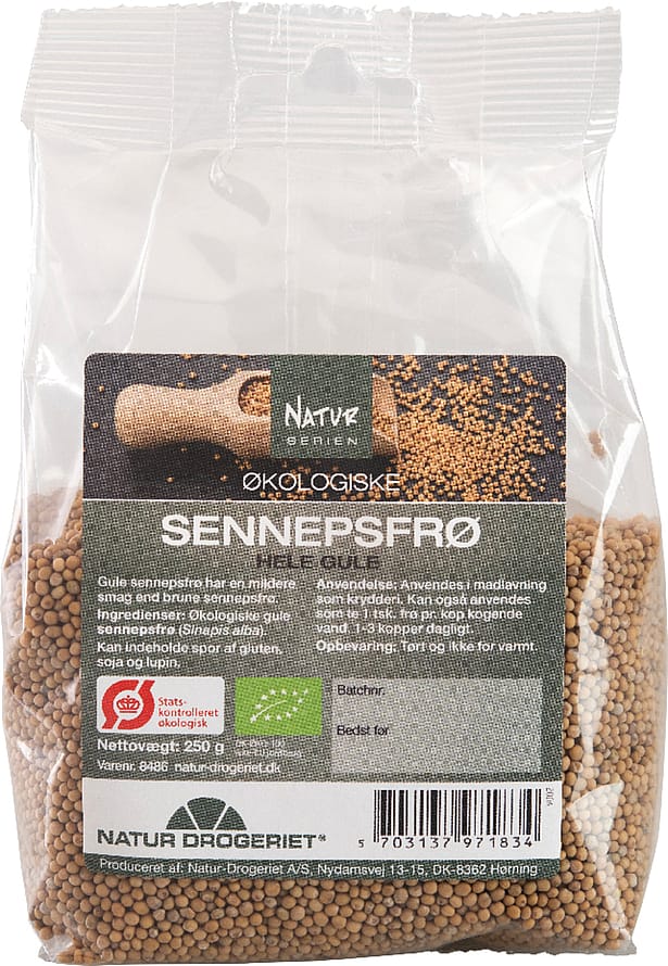 Natur Drogeriet Sennepsfrø gul Ø 250 g
