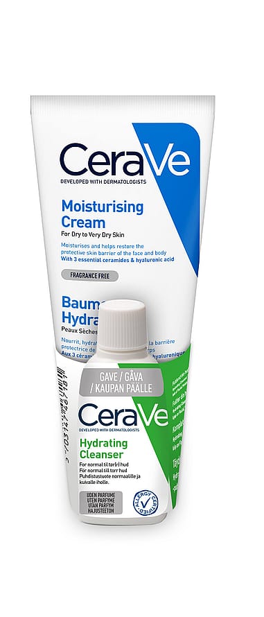 CeraVe Moisturising Cream + Hydrating Cleanser 177 ml + 20 ml