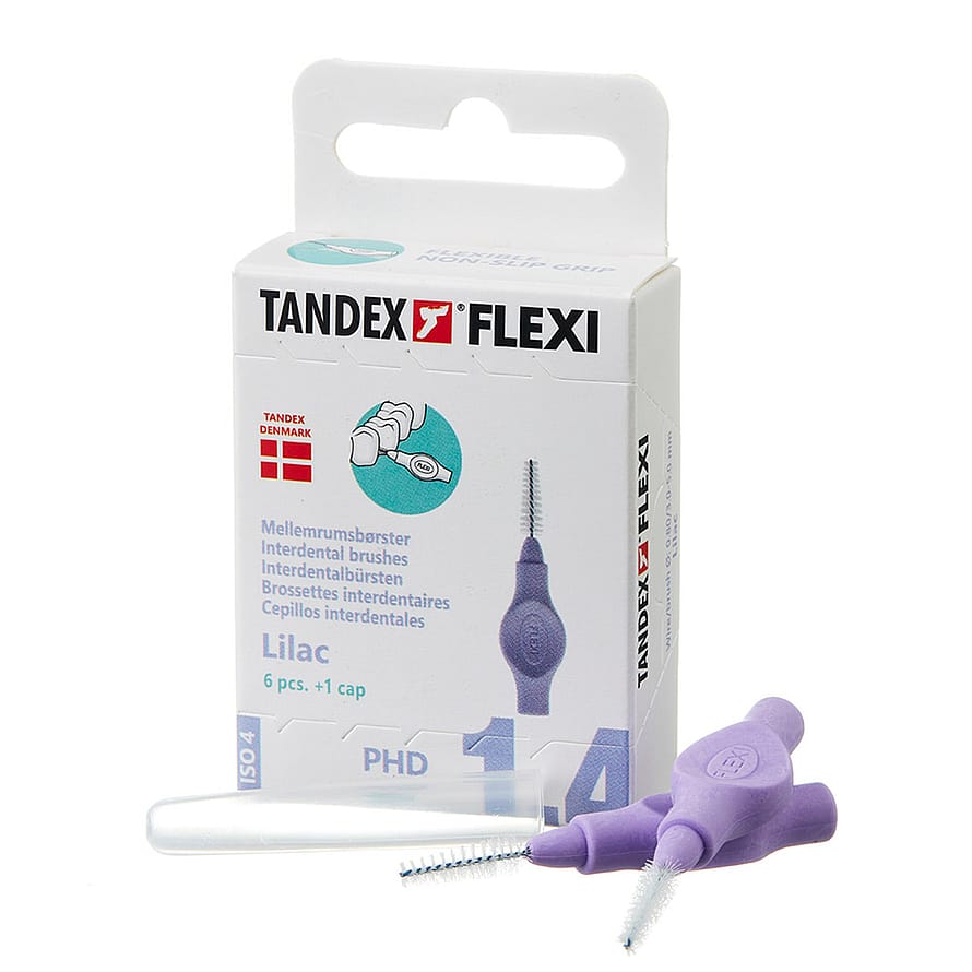 Tandex Mellemrumsbørste Flexi PHD 1.4/ISO 4 Lilac 6 stk
