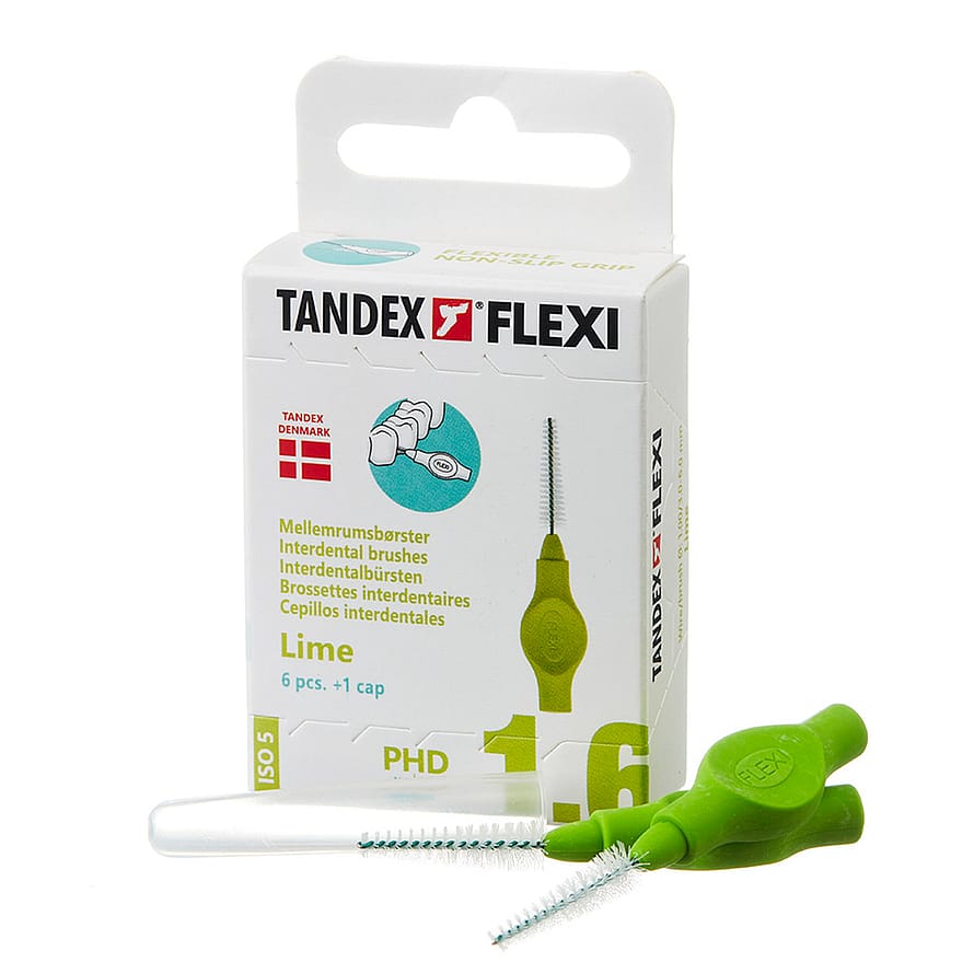 Tandex Mellemrumsbørste Flexi PHD 1.6/ISO 5 Lime 6 stk