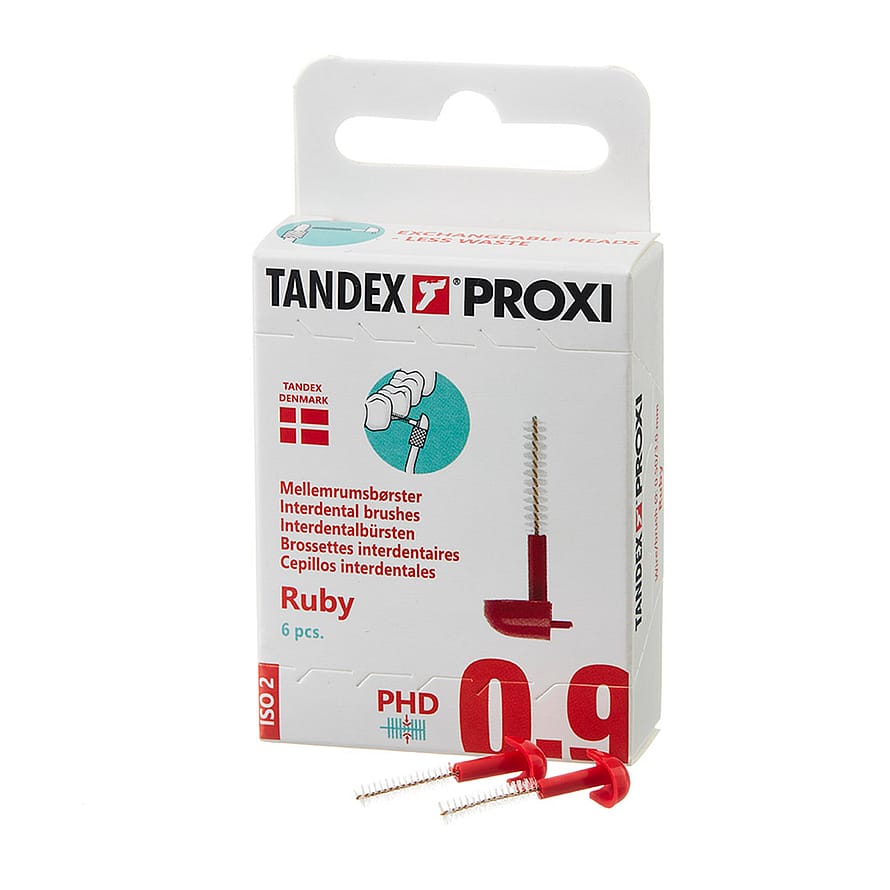 Tandex Mellemrumsbørste Proxi PHD 0.9/ISO 2 Ruby 6 stk
