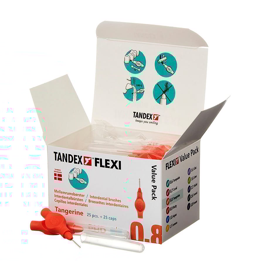 Tandex FLEXI Mellemrumsbørste Tangerine