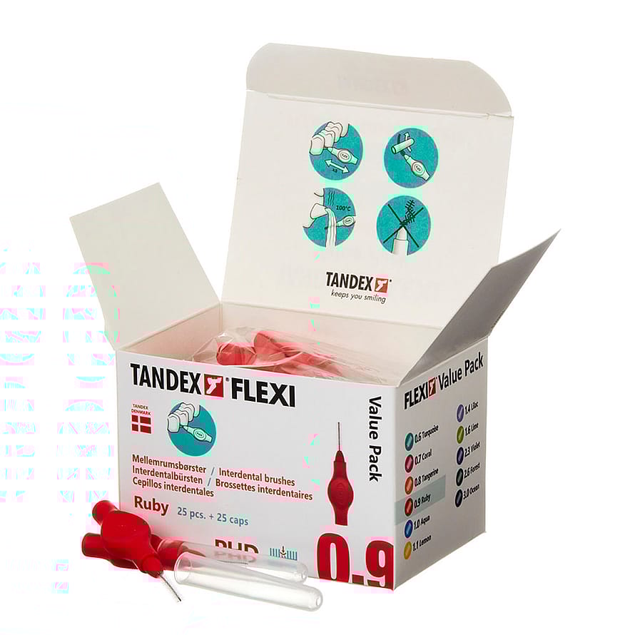 Tandex FLEXI Mellemrumsbørste Ruby