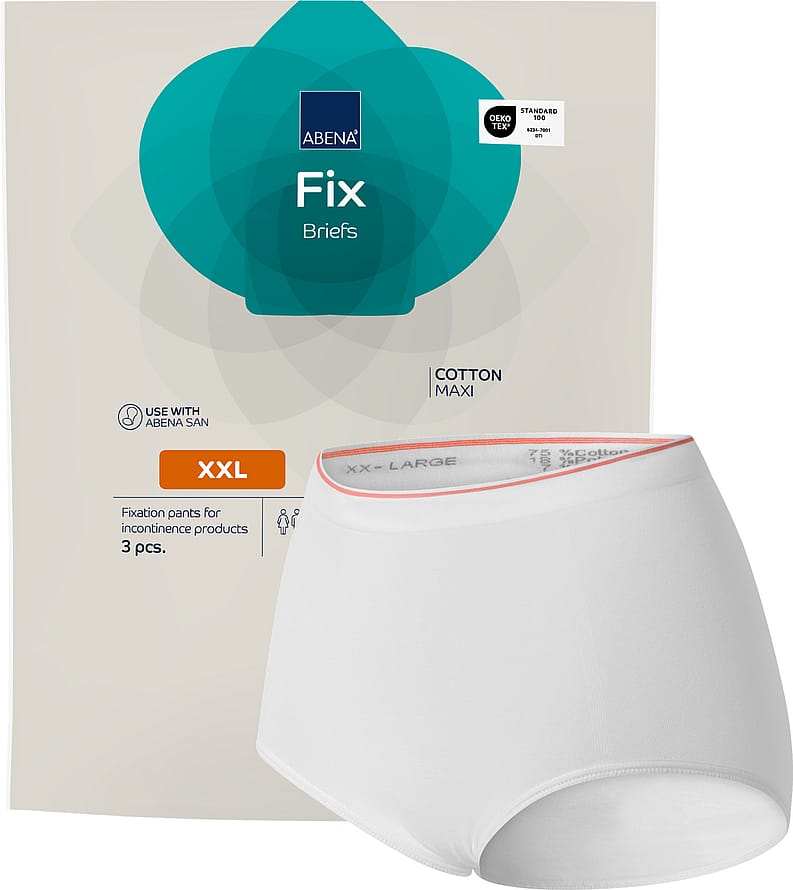 Abena Fikseringstrusse Hvid U/Ben 1 stk. XXL