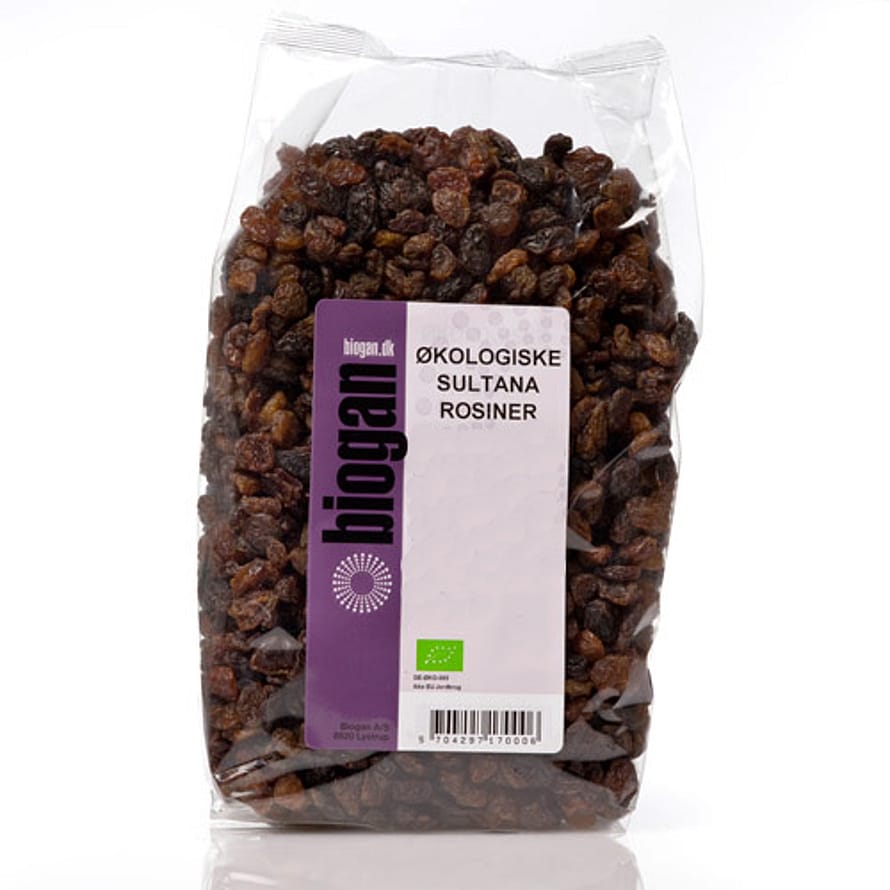 Biogan Rosiner Mørke Ø 1 kg