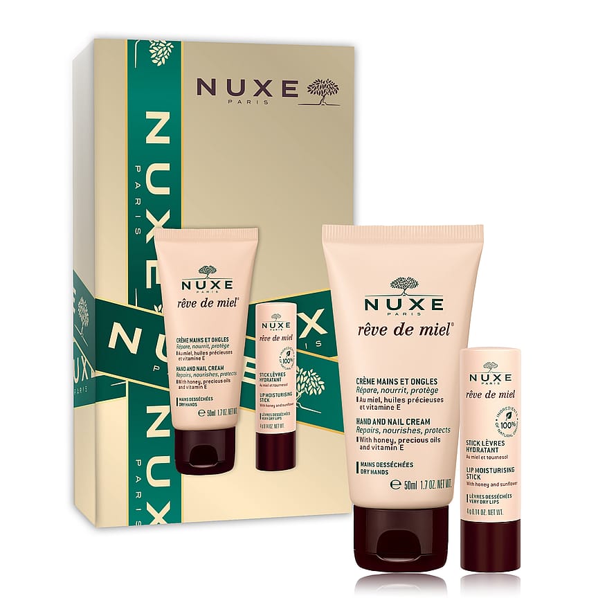 Nuxe Rêve De Miel Hand & Nail Creme 50 ml Gift Box