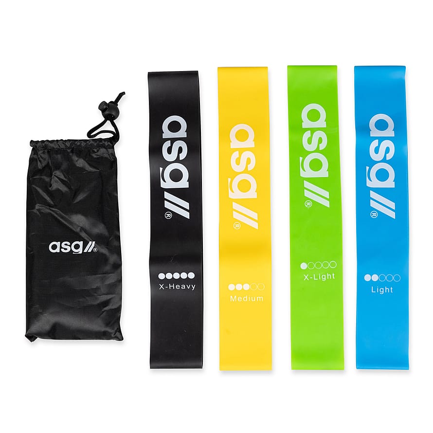 ASG Træningselastikker 4 stk