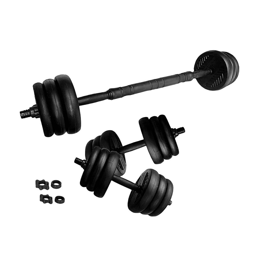 ASG Vægtsæt 15 kg. Sort/Sort