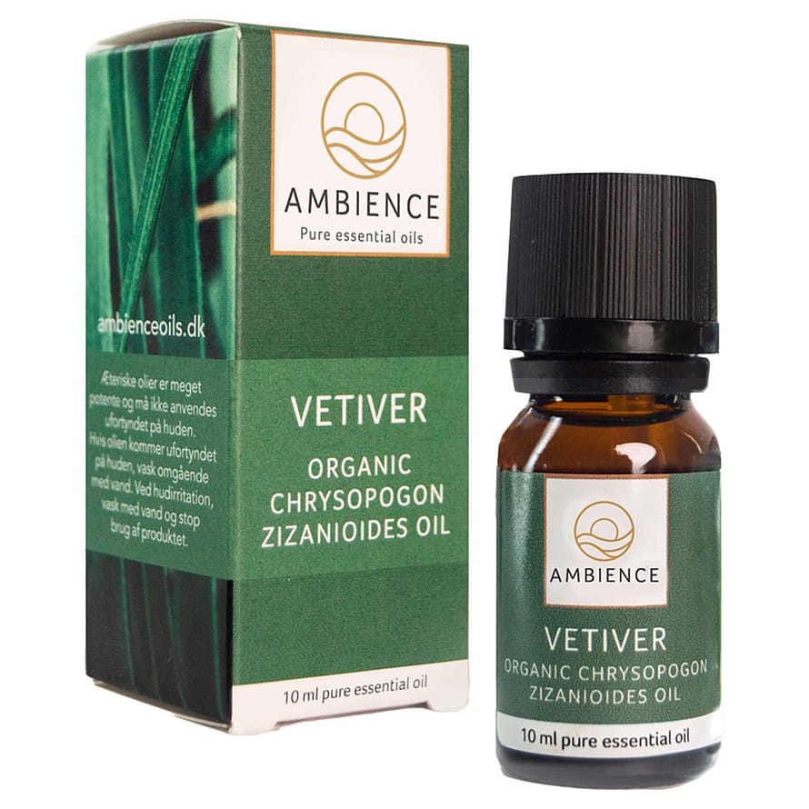 Ambience Vetiver Olie Økologisk 10 ml