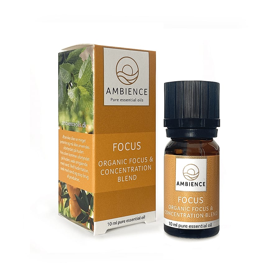 Ambience Focus & Concentration Olie blend Økologisk 10 ml
