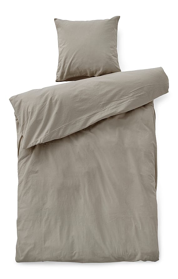 Compliments Stone Bed Linen Sand 140 x 200 cm