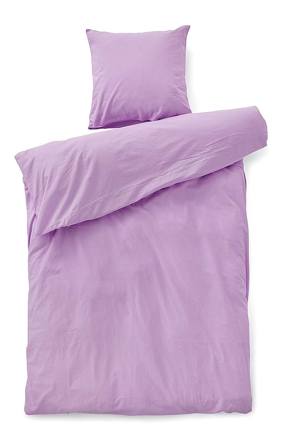 Compliments Stone Bed Linen Pink Sky 140 x 200 cm