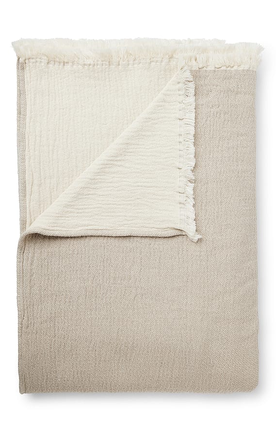 Compliments Seine Bed Cover Sand/Creme 240x260 cm