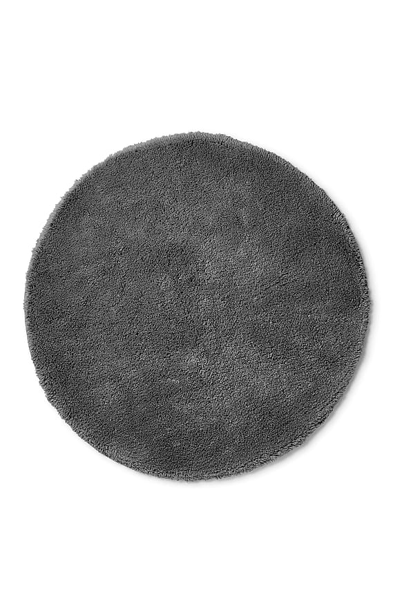 Compliments Loop Bath Mat Grey Ø 75 cm