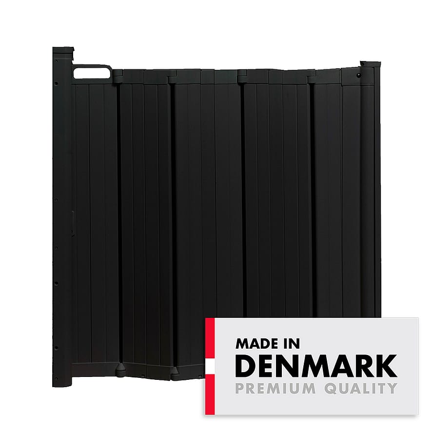 BabyDan Guardme Gitter Foldbart Sort 55-89 cm