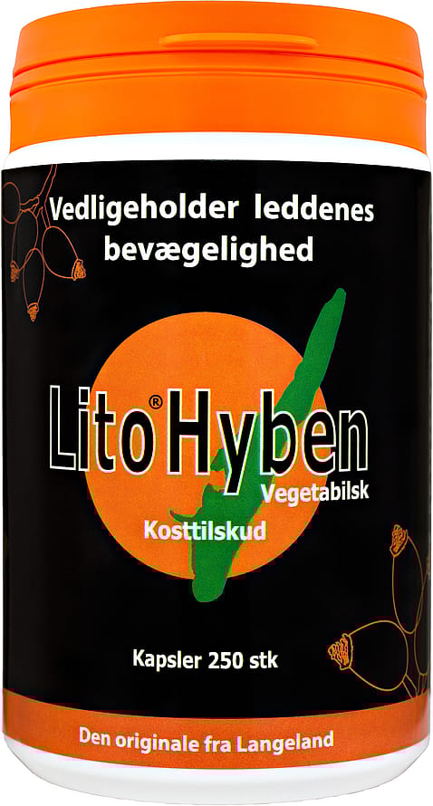 Hyben Vital Lito® Hyben Pulver Vegetabilsk 250 kaps.