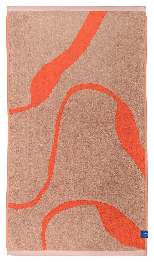 Mette Ditmer Bath Towel Latte / Orange