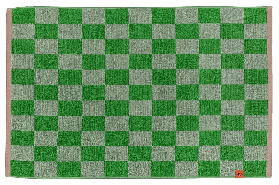 Mette Ditmer Retro Bath Mat Green 50 x 80