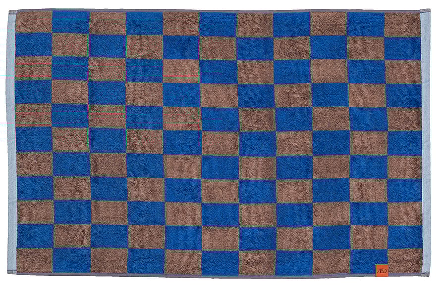Mette Ditmer Retro Bath Mat Cobalt 50 x 80 cm
