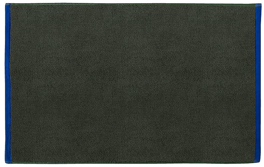 Mette Ditmer Soft Bath Mat Olive/Light Blue 50 x 180 cm