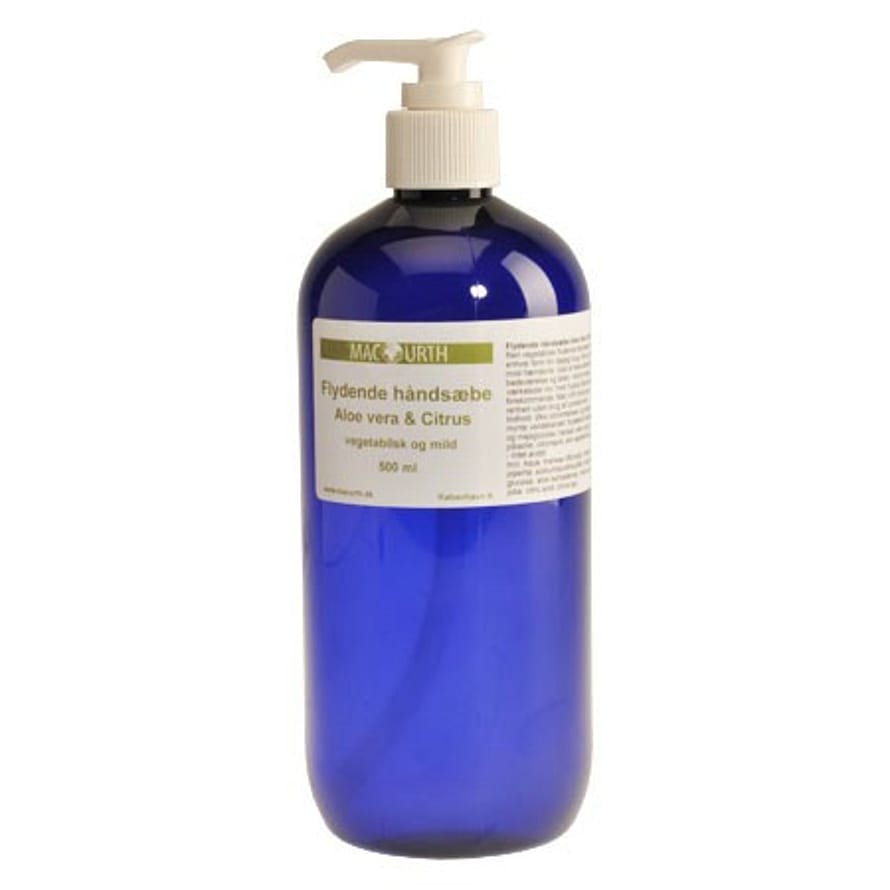 MacUrth Flydende Håndsæbe Aloe Vera M. Jojoba 500 ml