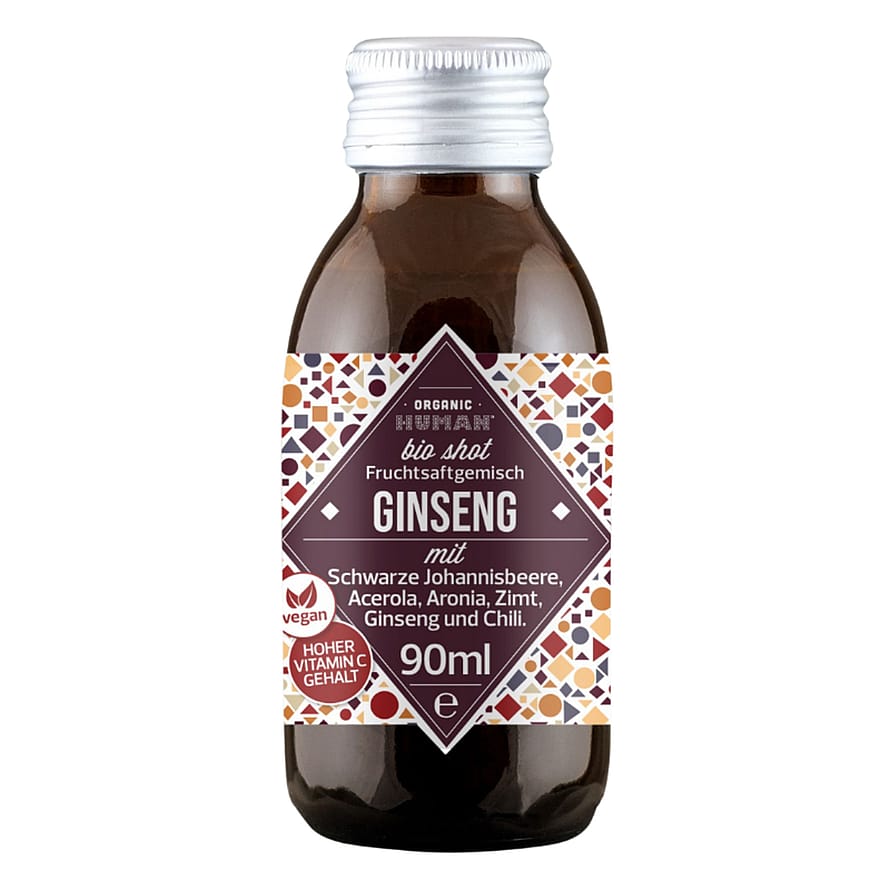 Organic Human Ginseng Shot 90 ml