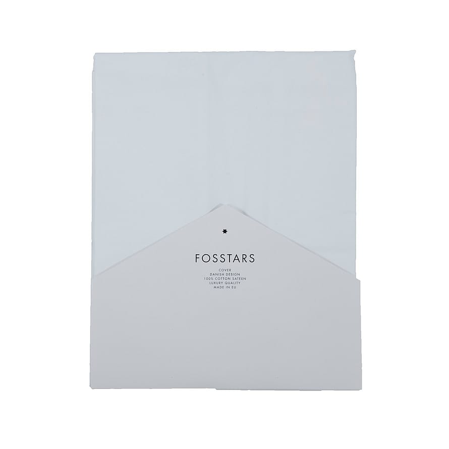 Fossflakes Betræk AmmePude Bomuldssatin Hvid
