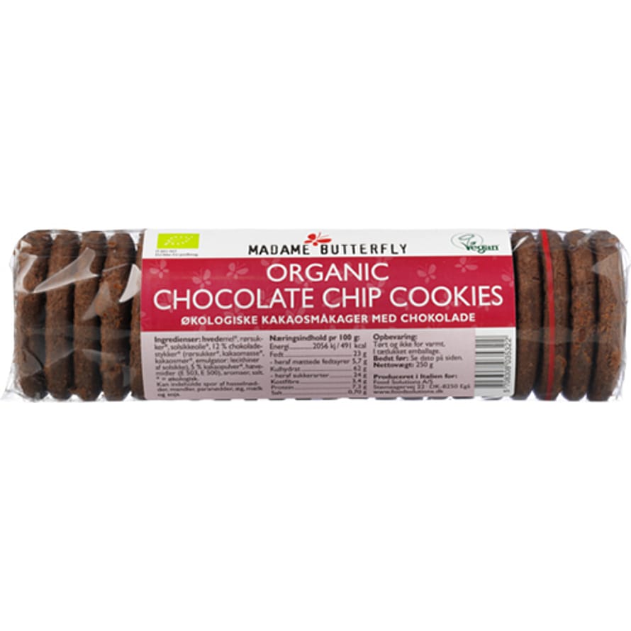 Madame Butterfly Chocolate Chip Cookies 250 g