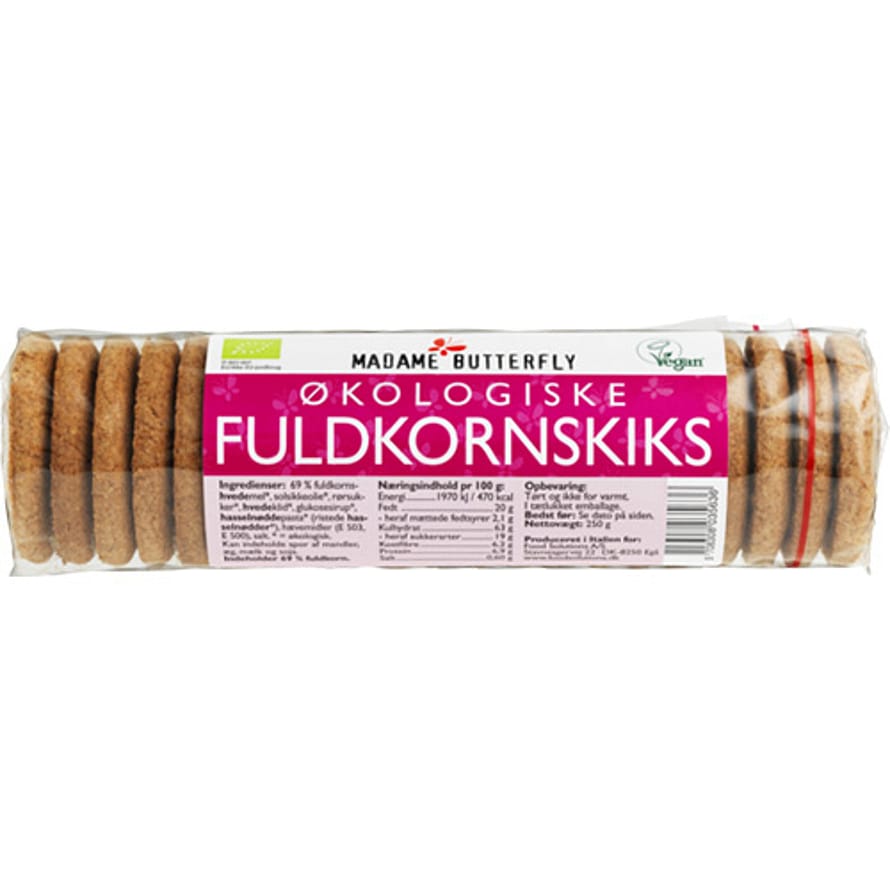 Madame Butterfly Fuldkornskiks Ø 250 g