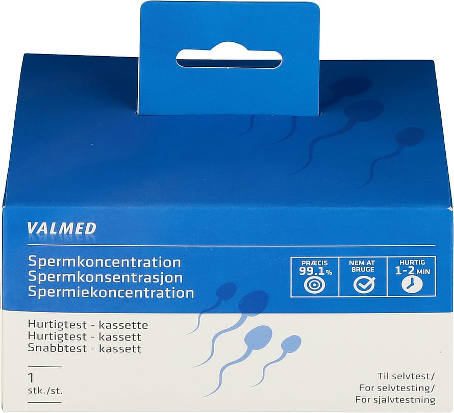 ValMed Spermkoncentration Hurtigtest 1 stk