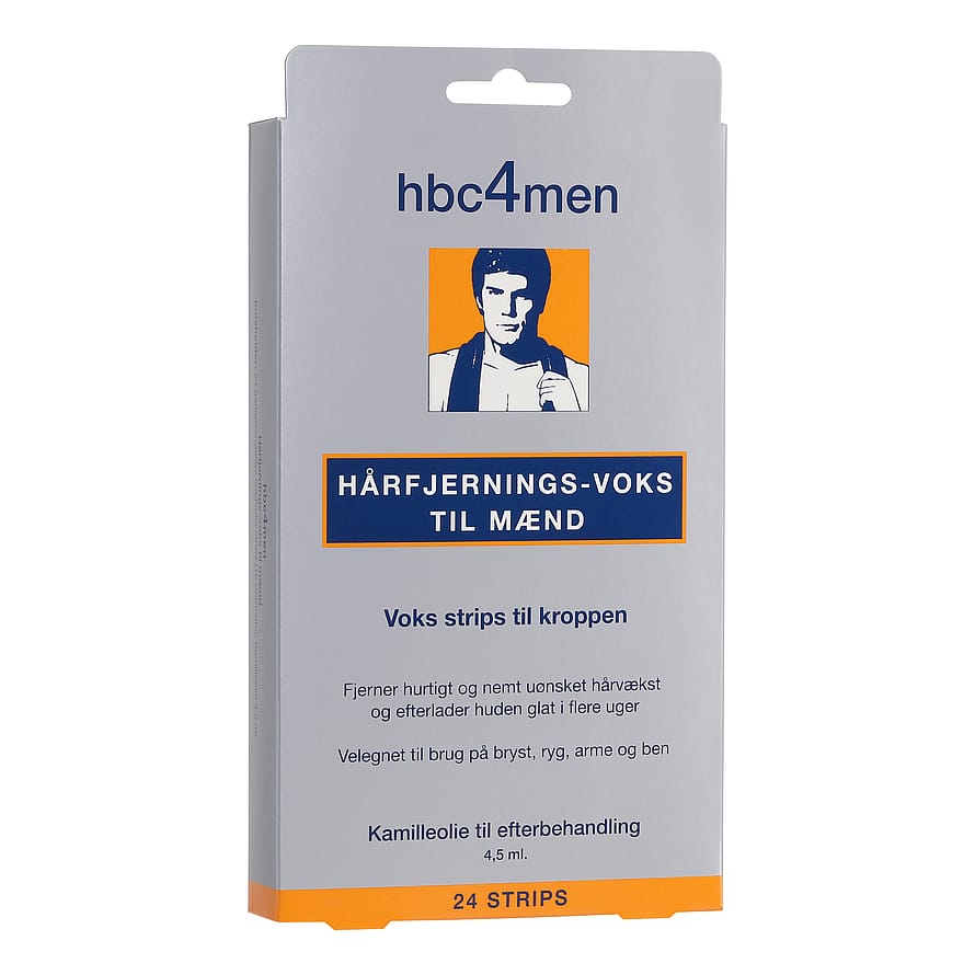 Hanne Bang Hårfjerningsvoks til Mænd 24 stk