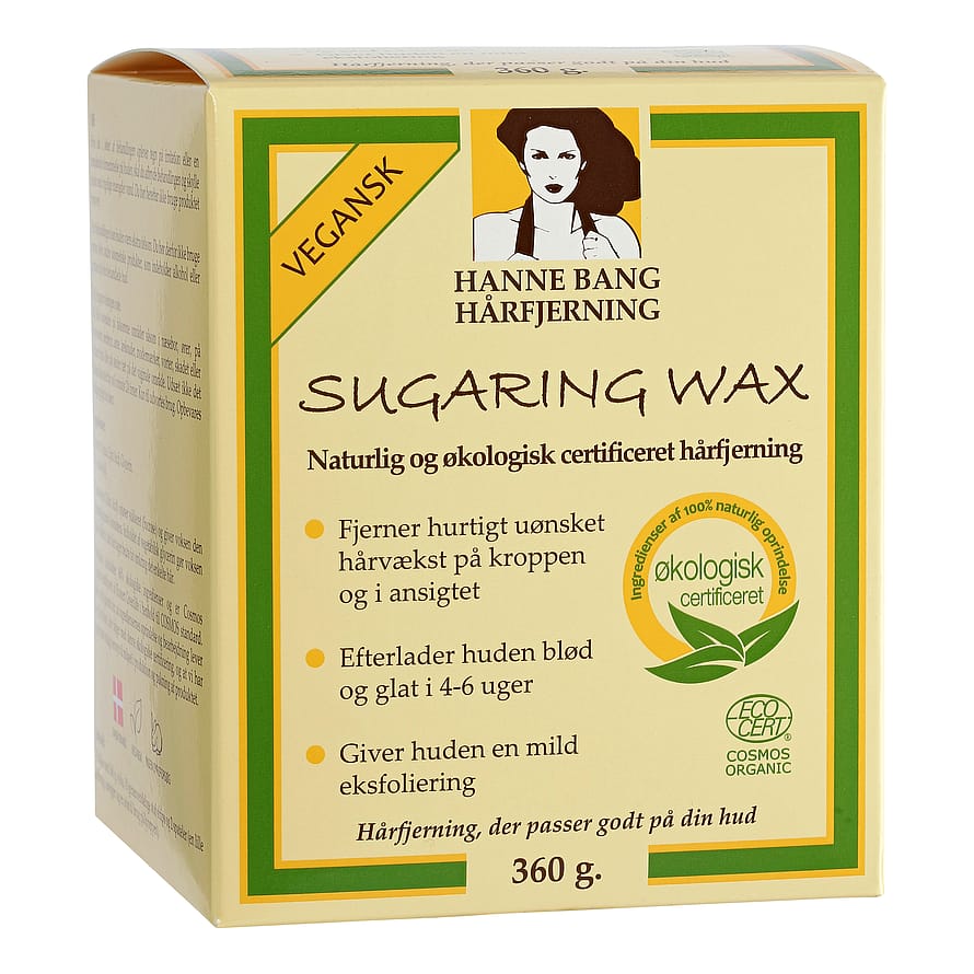 Hanne Bang Organic Sugaring Wax 360 g + 10 Strips