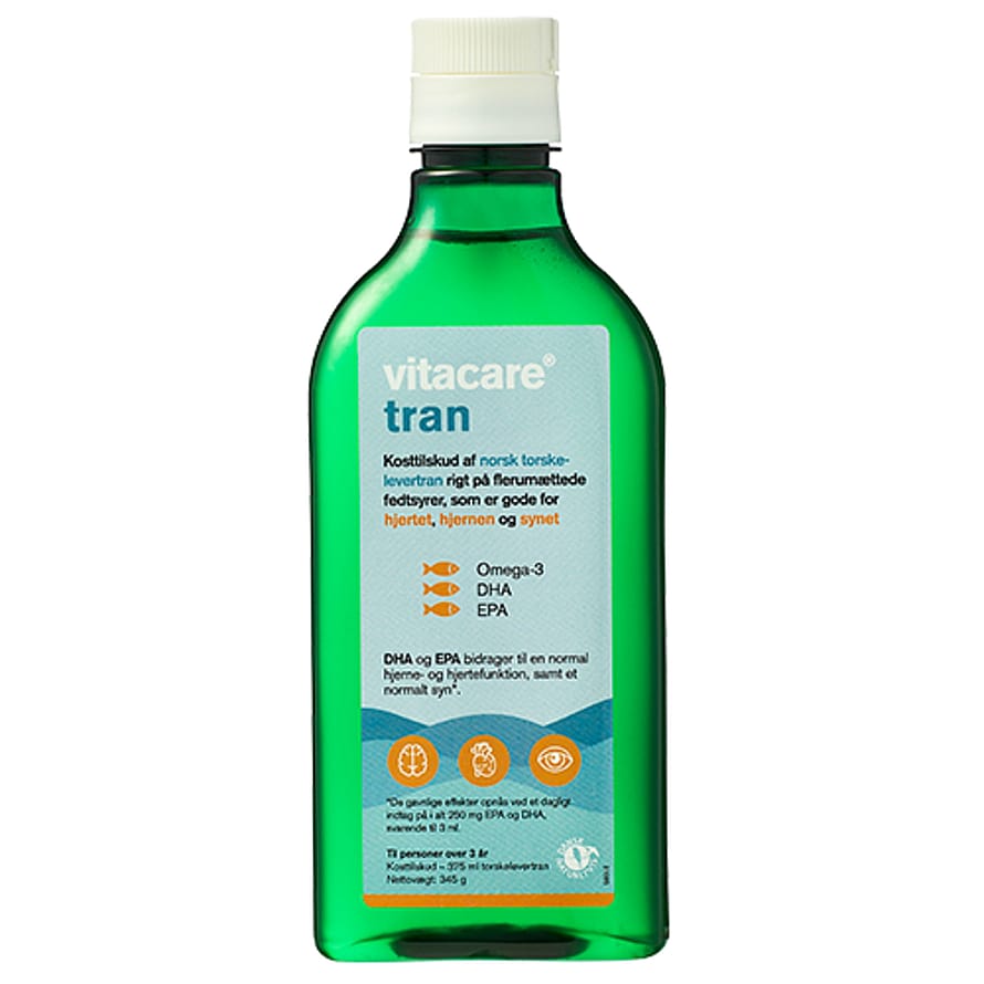 VitaCare Levertran Uden Citrus 375 ml