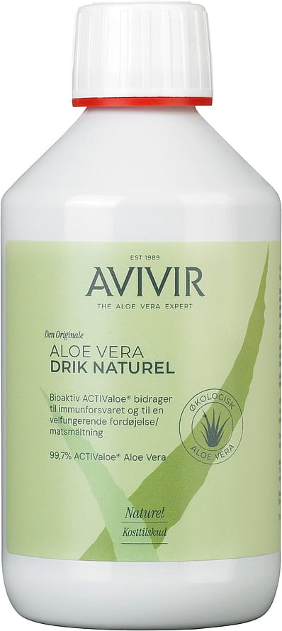 AVIVIR Drikke Aloe Vera Naturel 300 ml