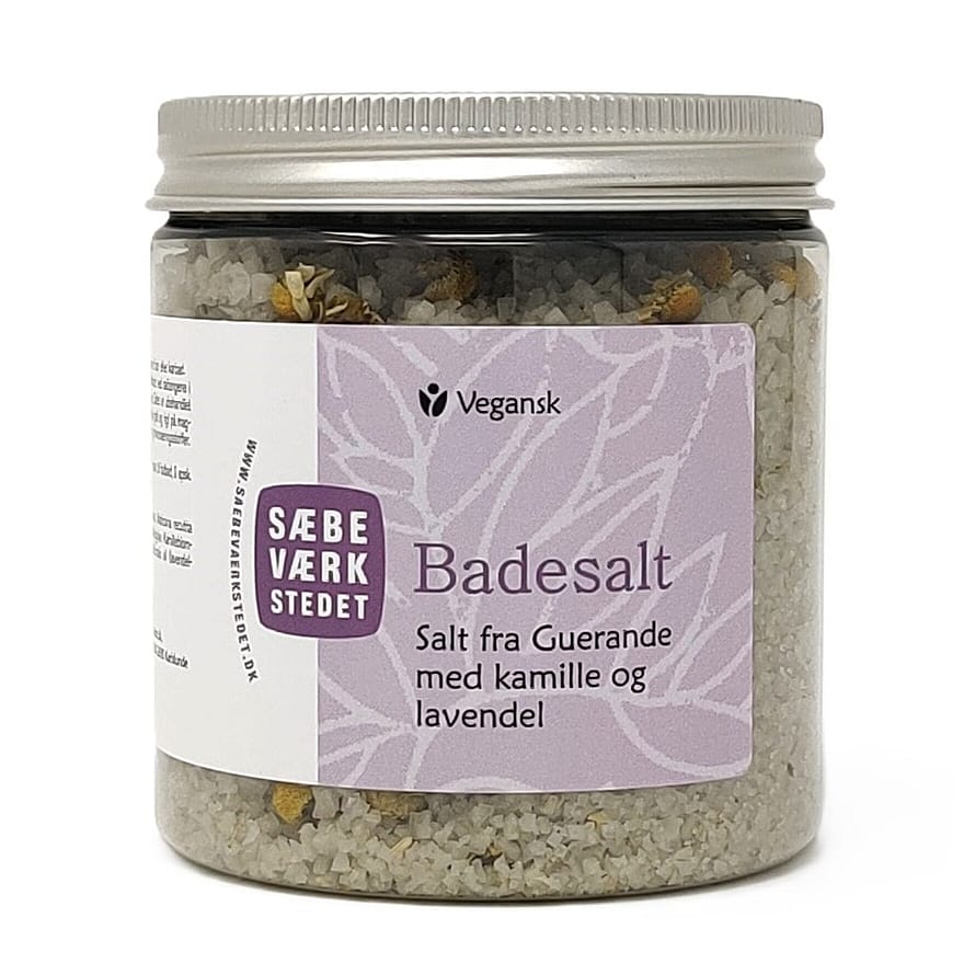 SÆBEVÆRKSTEDET Aromatisk badesalt Kamille & Lavendel