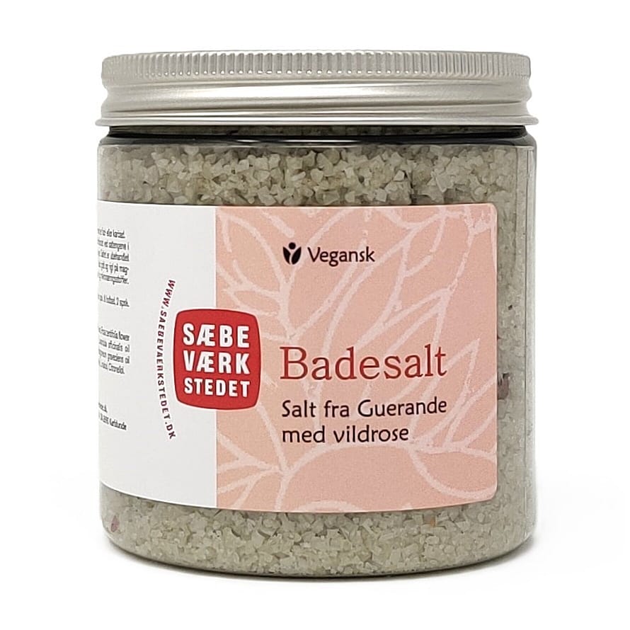 SÆBEVÆRKSTEDET Aromatisk badesalt Vildrose 200 g
