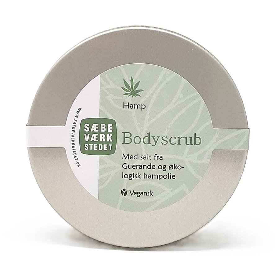 SÆBEVÆRKSTEDET Hamp Saltscrub med økologisk hampolie 200 ml