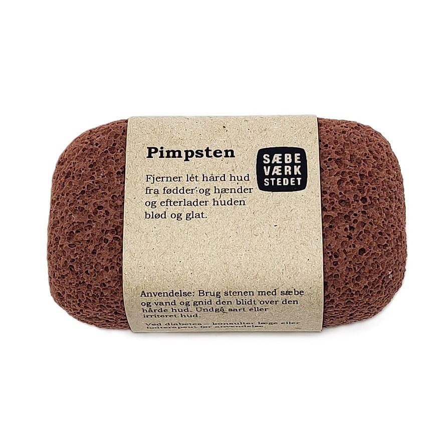 SÆBEVÆRKSTEDET Stor Pimpsten af Genbrugsmateriale Terracottafarvet