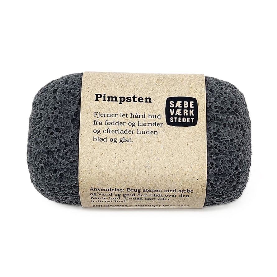 SÆBEVÆRKSTEDET Stor Pimpsten af Genbrugsmateriale Mørkegrå