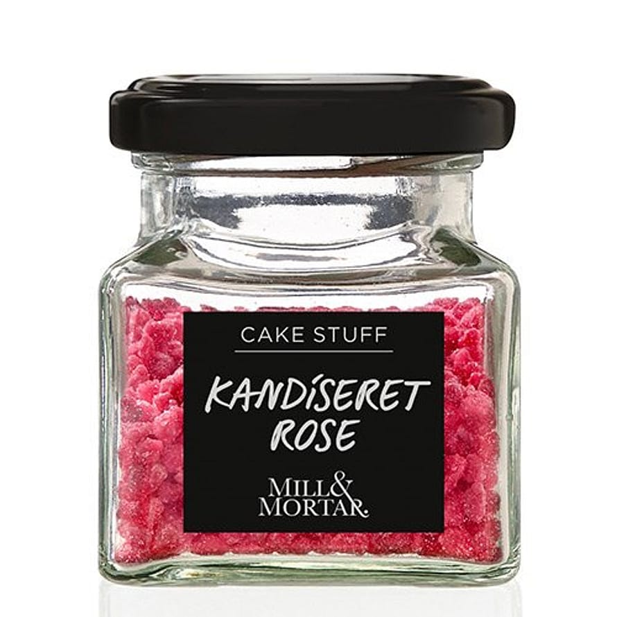 Mill & Mortar Kandiseret Rose 40 g